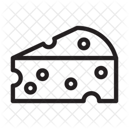 256x256 Cheese Icon Of Line Style