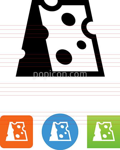 400x502 Wedge Of Cheese Icon