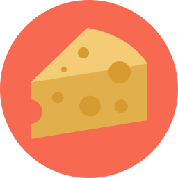 256x256 Cheese Icon Flat