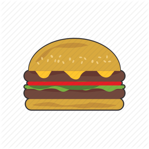 512x512 Burger, Cheeseburger Icon