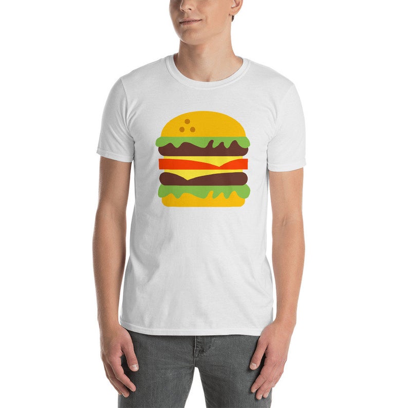 794x794 Cheeseburger Icon Hamburger With Cheese And Bun Shirt Etsy