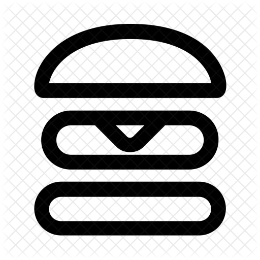 512x512 Cheeseburger Icon Of Line Style