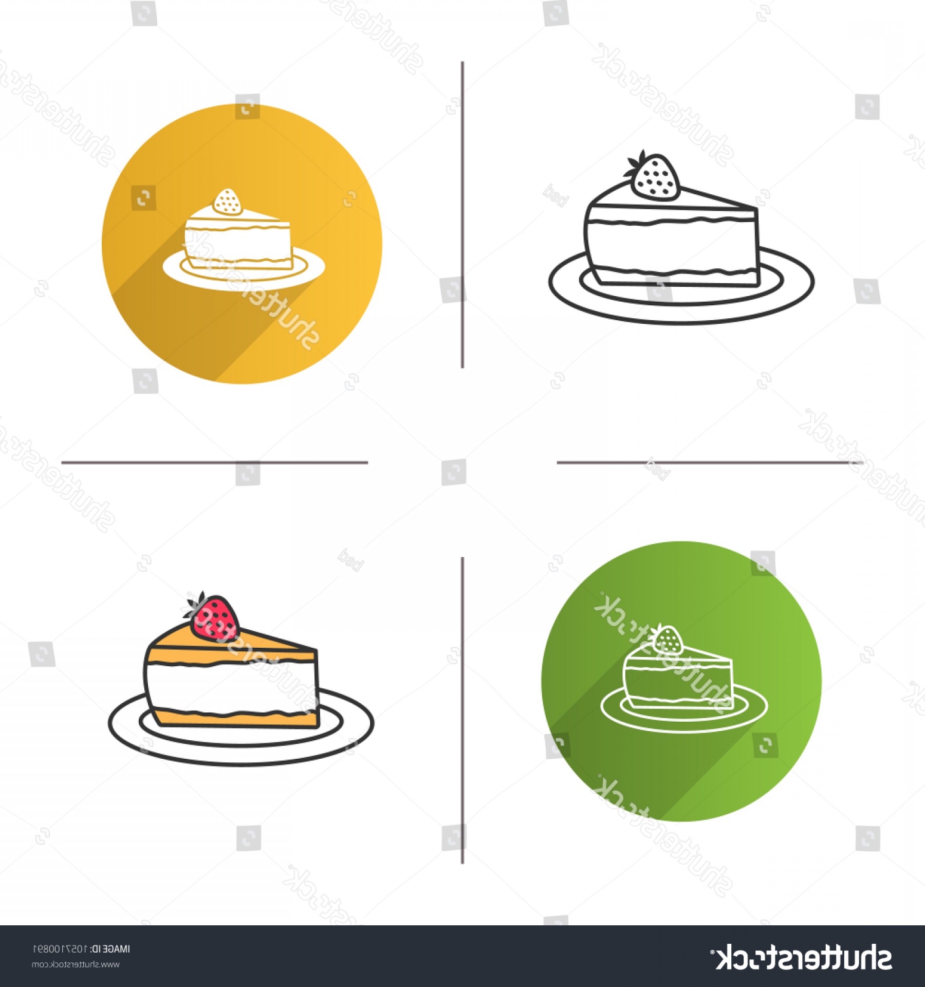1800x1920 Cheesecake Strawberry Icon Piece Cake Flat Soidergi
