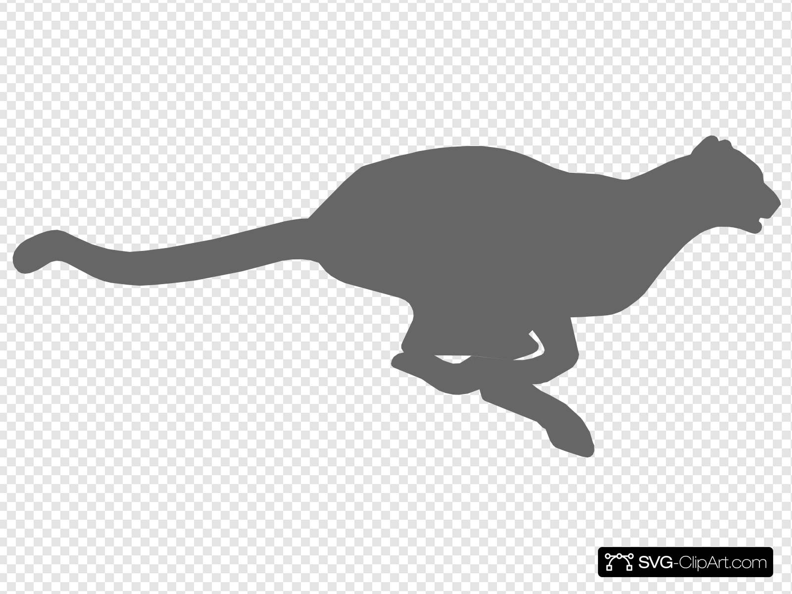 1600x1200 Cheetah Shadow Clip Art, Icon
