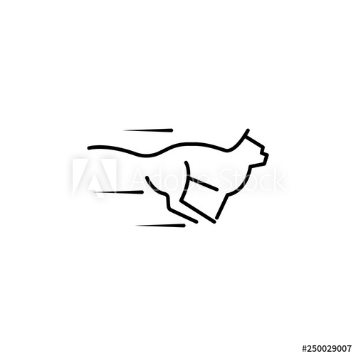 500x500 Speed Cheetah Icon Element Of Speed For Mobile Concept And Web