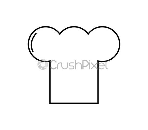 500x438 Chef Hat Icon, Stock Vector Crushpixel