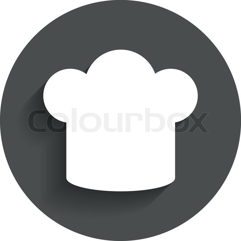 800x800 Chef Hat Sign Icon Cooking Symbol Stock Vector Colourbox