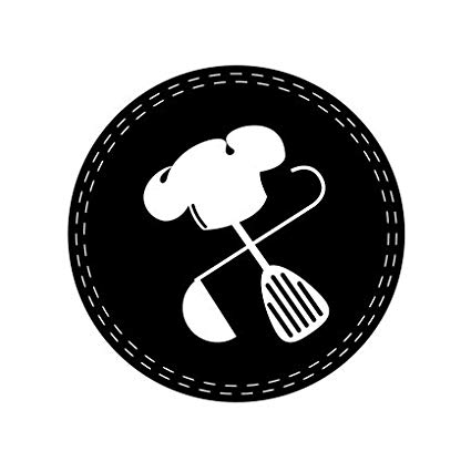 425x426 Chef Icon Vinyl Decal Sticker Cook Restaurant Cooking
