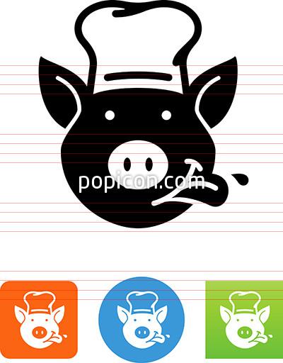 400x512 Pig Chef Icon