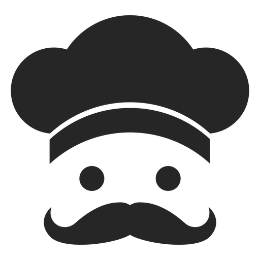 512x512 Chef Face Flat Icon