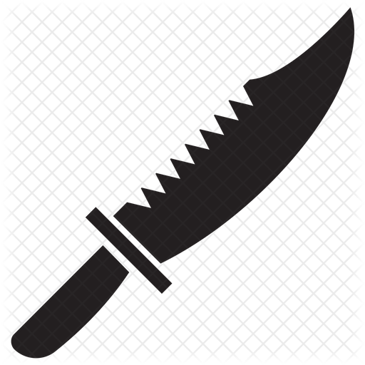512x512 Knife Icon Of Glyph Style