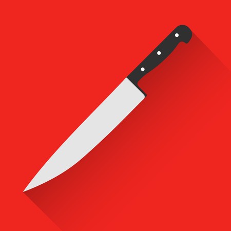 450x450 Kitchen Chef Knife In Flat Style Chef Knife Icon Chef Knife