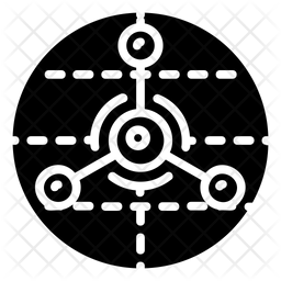 256x256 Chemical Hazard Icon Of Glyph Style