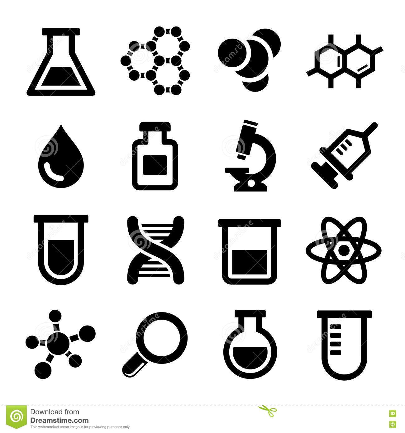 1300x1390 Chemical Icons Set On White El Scootero Decor Icon Set
