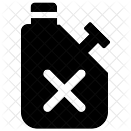 256x256 Toxic Chemical Icon Of Glyph Style