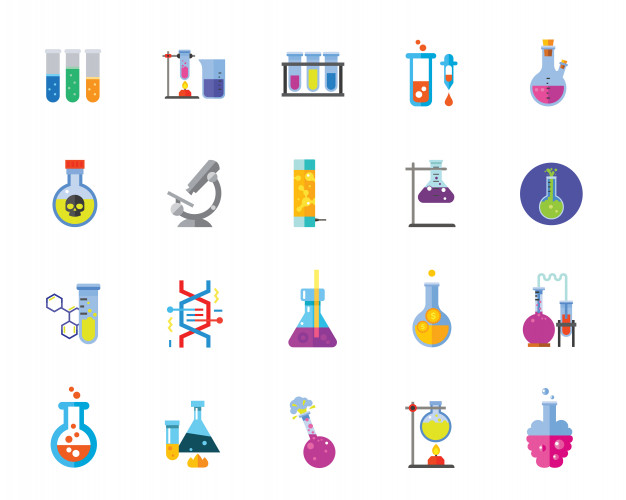 626x500 Chemistry Icon Set Vector Free Download