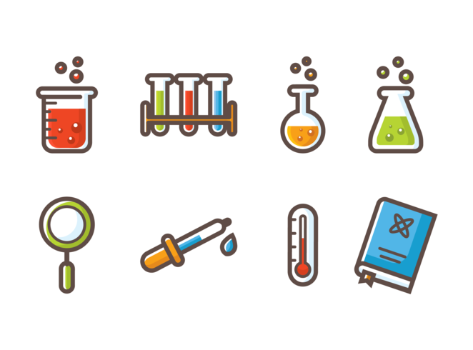 662x490 Chemistry Icon Vector