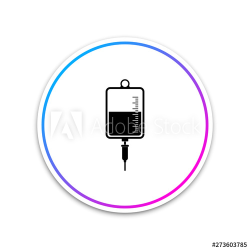 500x500 Iv Bag Icon Isolated On White Background Blood Bag Icon Donate
