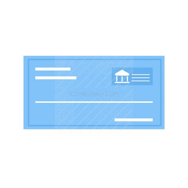 600x600 Cheque Flat Multicolor Icon