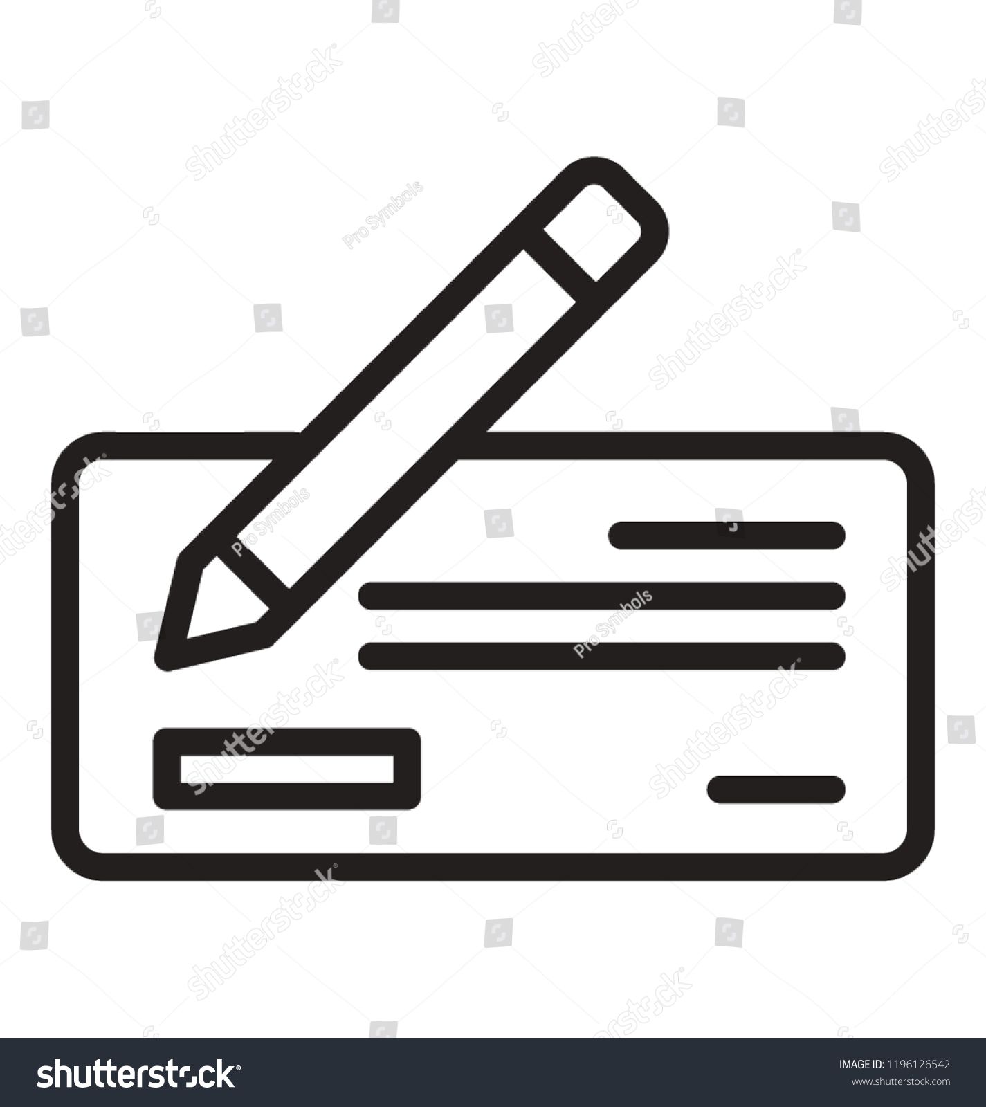 1425x1600 Pen Writing On Cheque Icon Design, Cheque Icon Conceptcheque