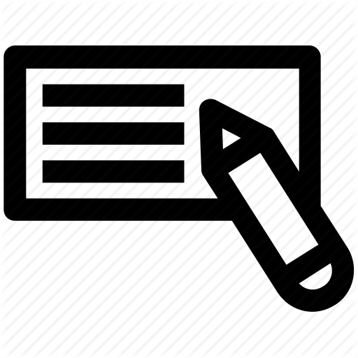 512x512 Bank Cheque, Cheque Book, Payment Cheque, Write Cheque Icon