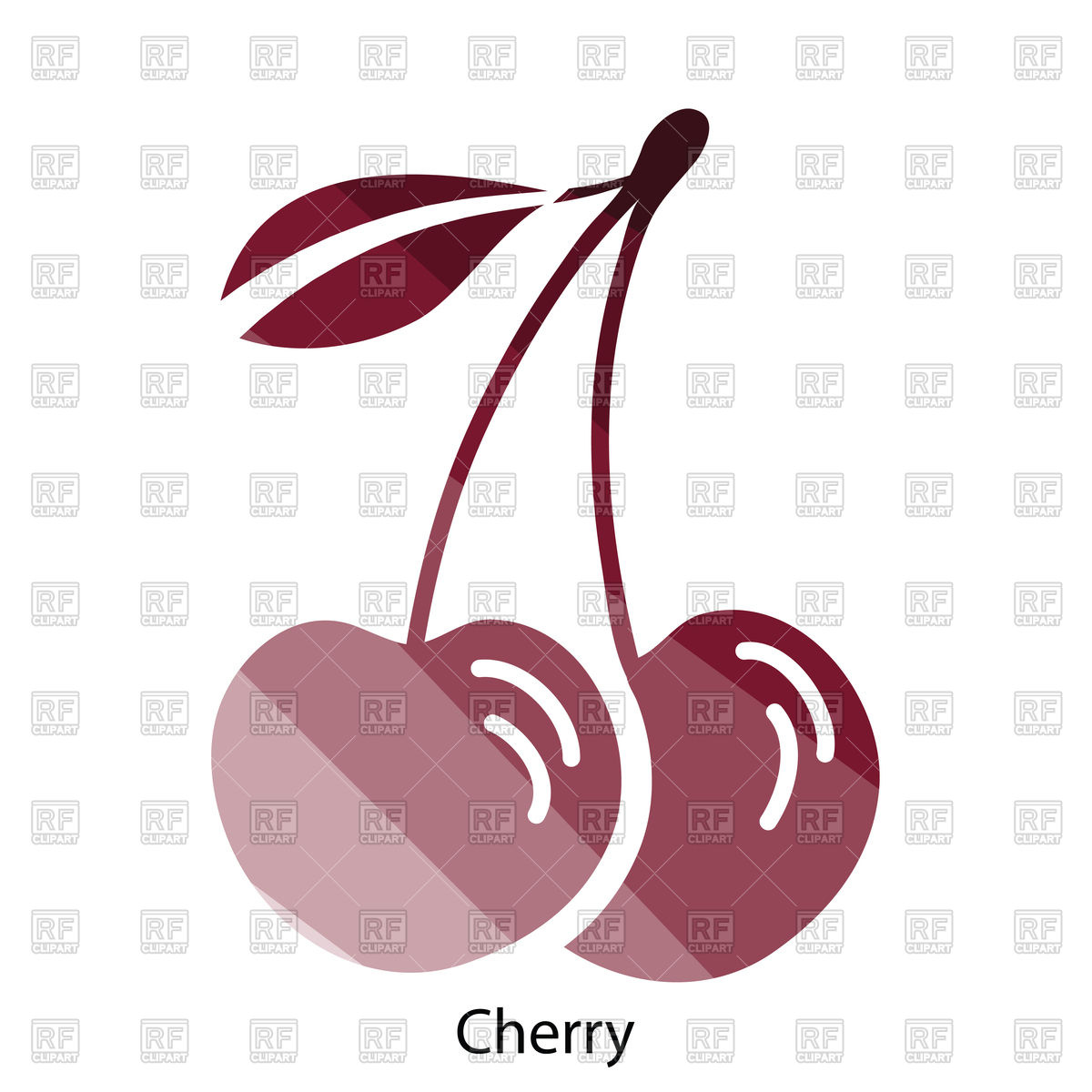 1200x1200 Cherry Icon Vector Image Of Signs, Symbols, Maps Angelp