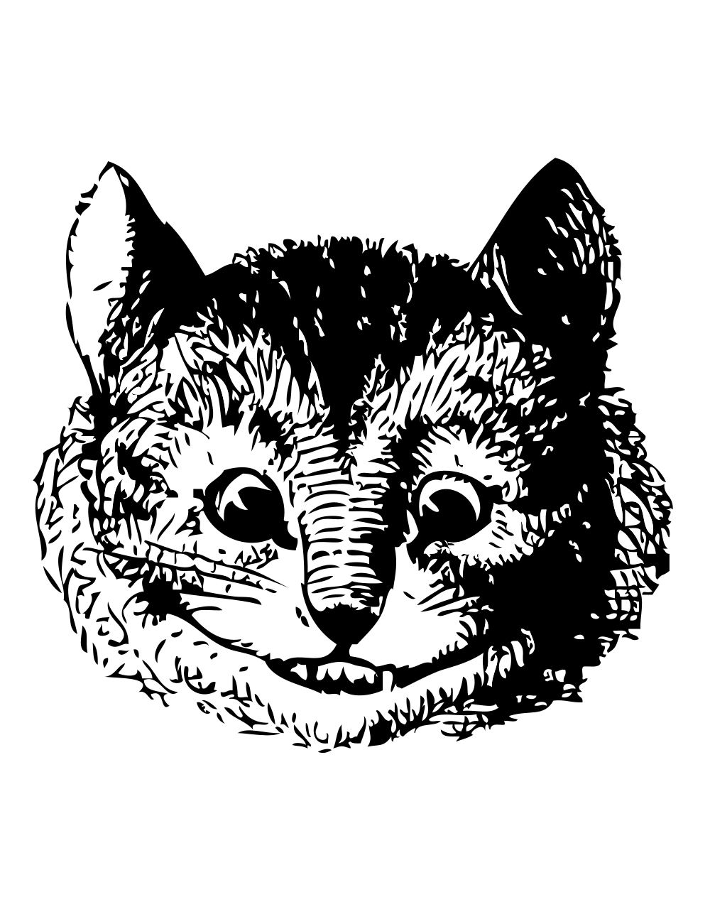1000x1294 The Cheshire Cat From Alice In Wonderland