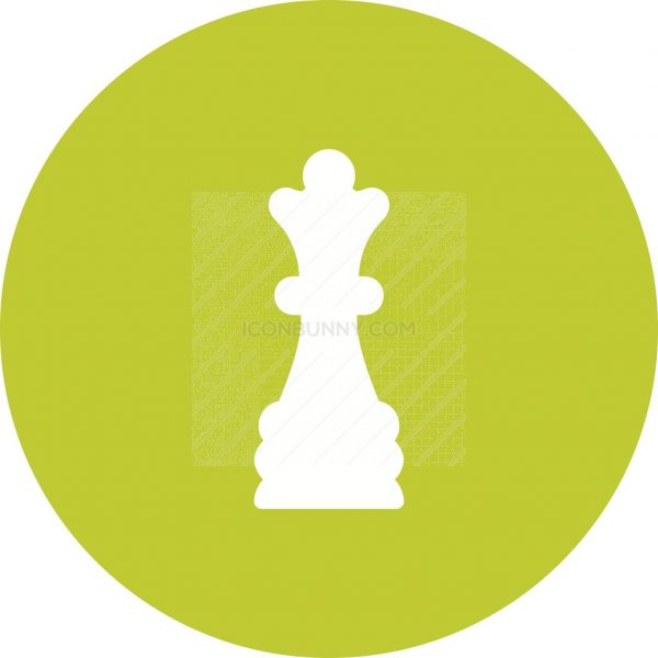 600x600 Chess Flat Round Icon
