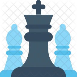 Chess King Icon Of Flat Style 256x256 Chess King Icon Of Flat Style