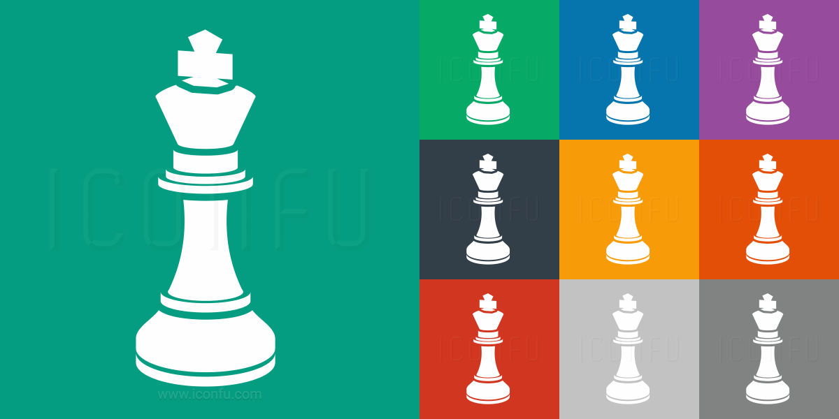 1200x600 Chess Piece King Icon