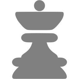 256x256 Gray King Icon