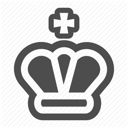 512x512 Chess, Crown, Game, King, Piece, Strategy Icon