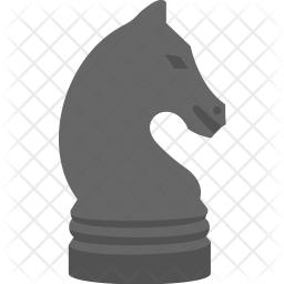 256x256 Chess Knight Icon Of Flat Style