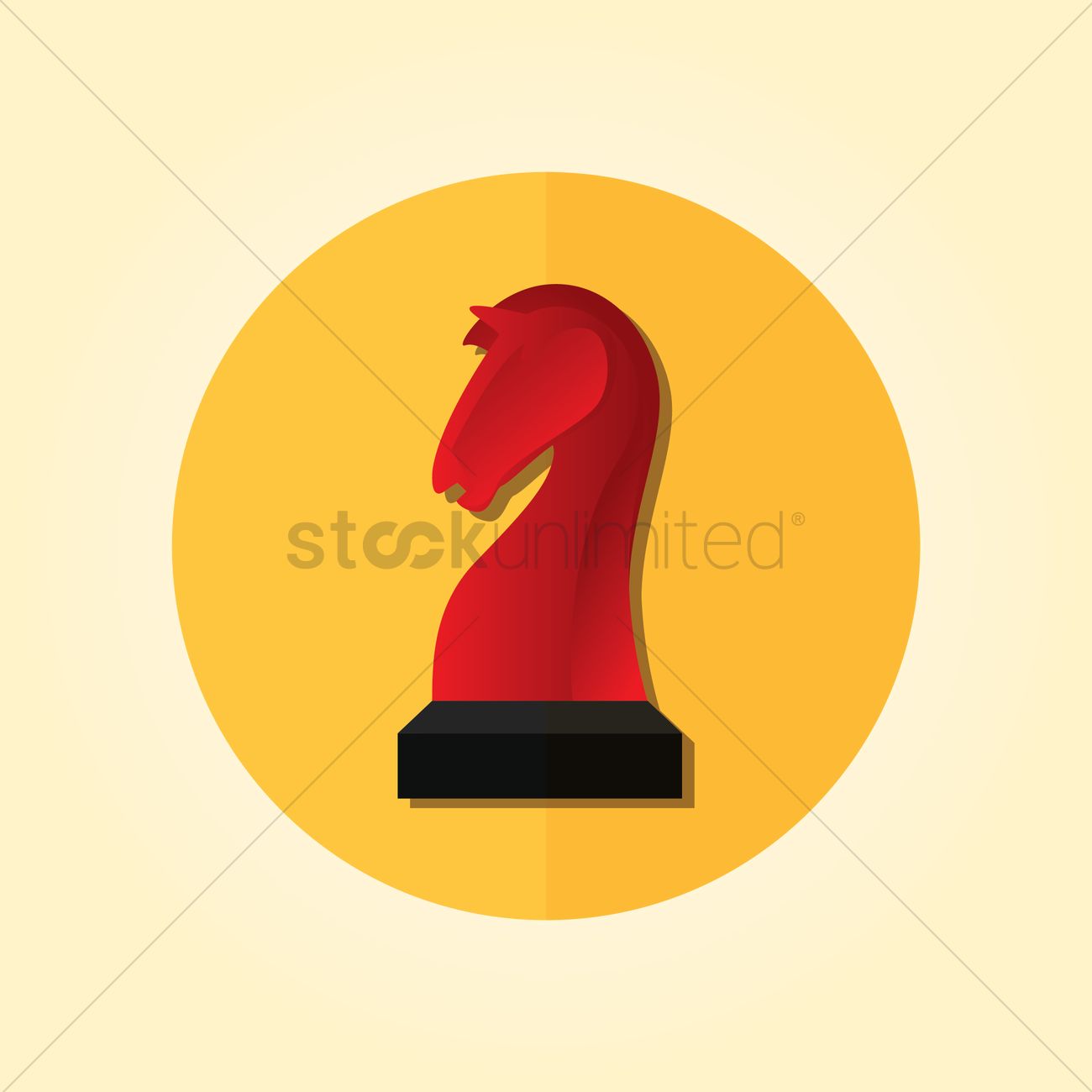 1300x1300 Chess Knight Icon Vector Image