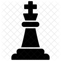 256x256 Chess Piece Icon Of Glyph Style