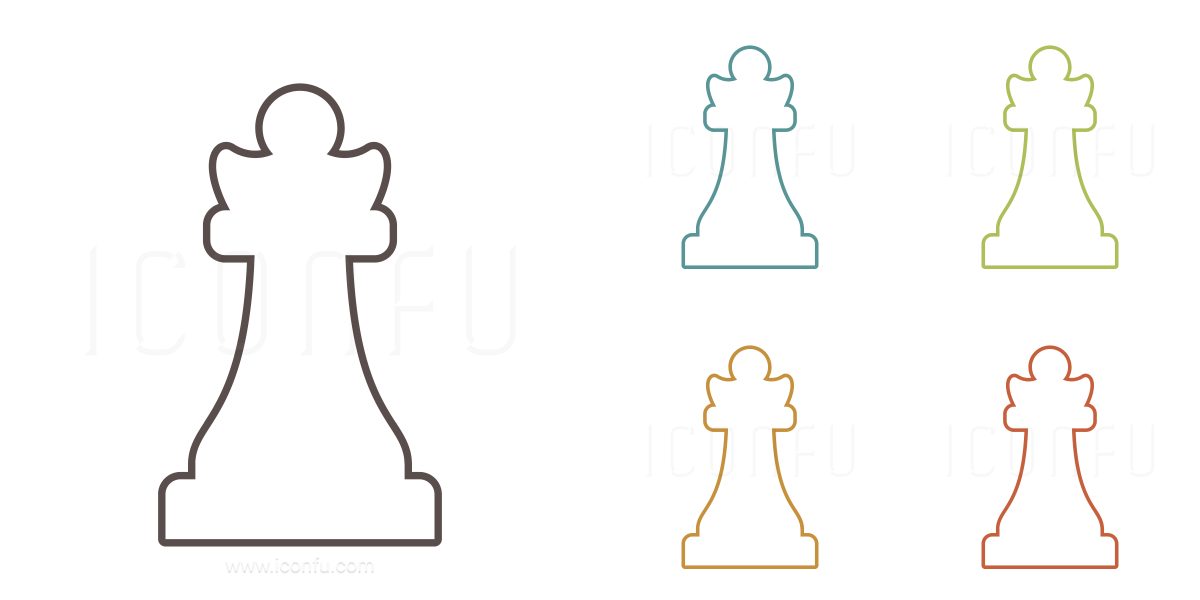 1200x600 Chess Piece Queen Icon
