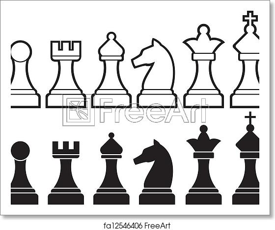 560x470 Free Art Print Of Chess Pieces Chess Pieces Including King, Queen