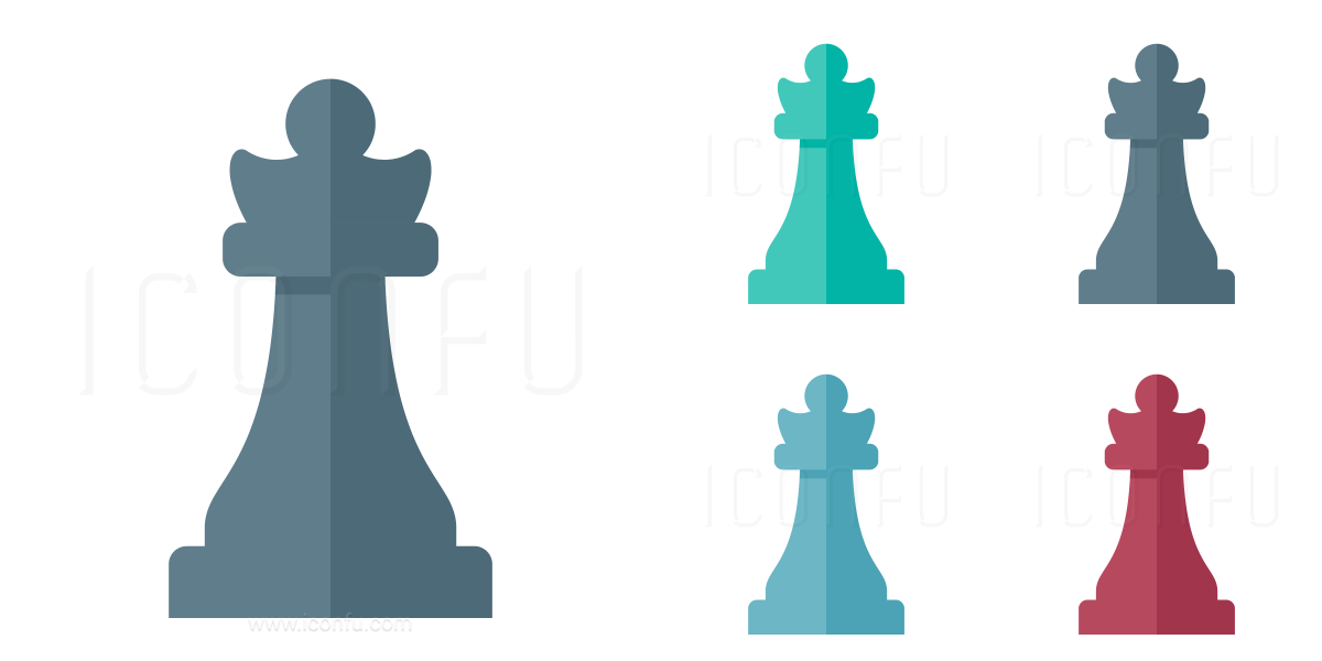 1200x600 Chess Piece Queen Icon