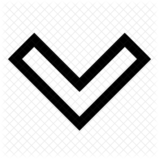 512x512 Chevron Down Icon Of Line Style