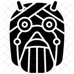 256x256 Chewbacca Icon Of Glyph Style