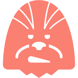 256x256 Free Salmon Chewbacca Icon
