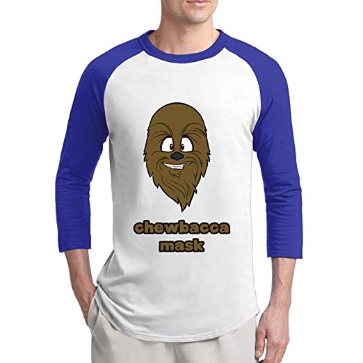 522x522 Poudbdh Chewbacca Icon Royal Blue Raglan Sleeves T