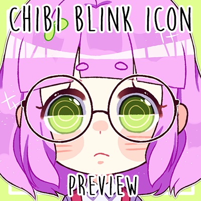 400x400 Chibi Blinking Icon