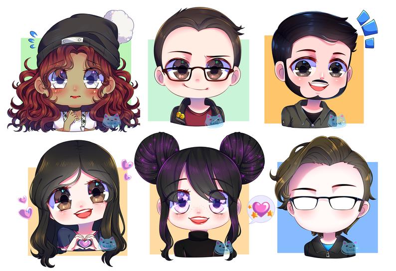 794x545 Icon Or Chibi Headshot Etsy
