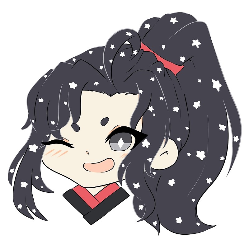 800x800 Wuxian Chibi Icon Art Print