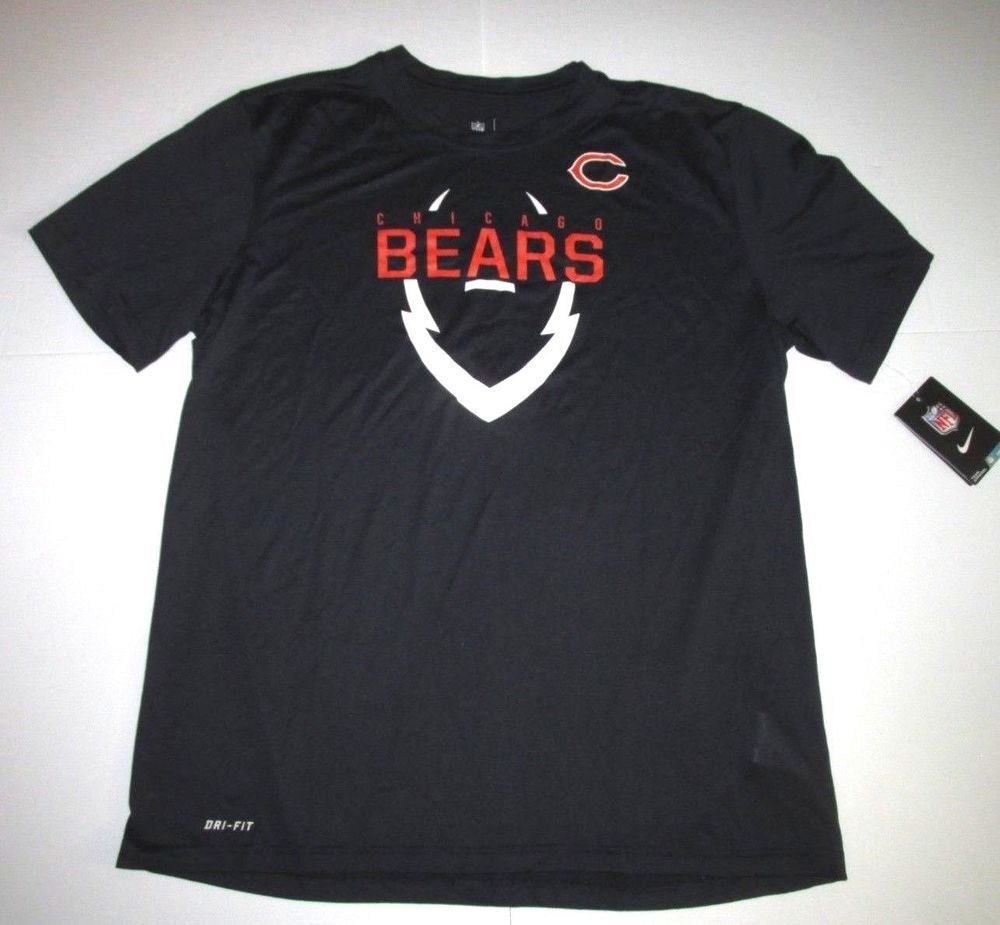 1000x925 Nike Nfl Chicago Bears Icon Dri Fit Shirt Mens Xl Navy