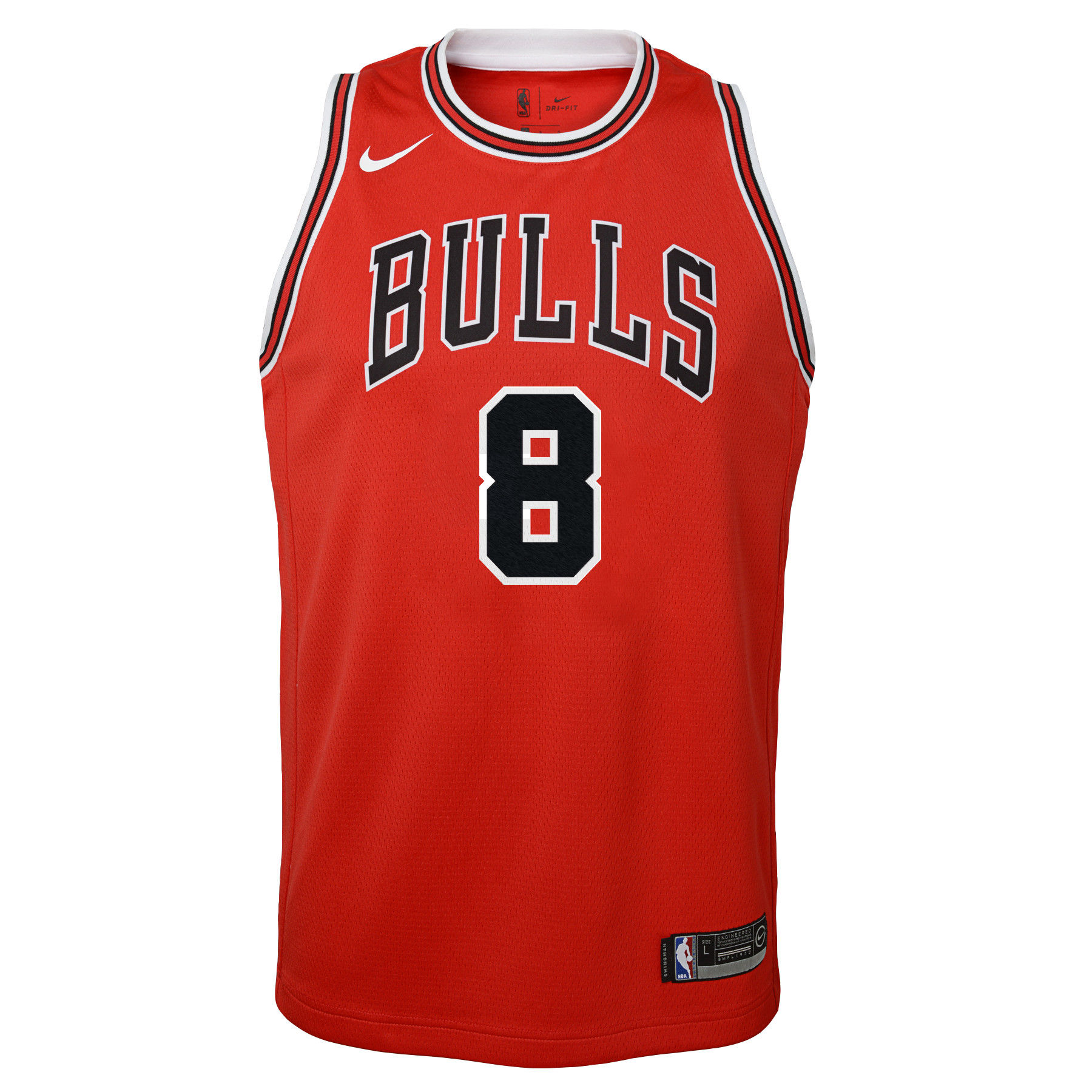1800x1800 Nike Chicago Bulls Zach Lavine Icon Kids Swingman Jersey