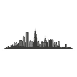 Chicago Skyline Icon at Vectorified.com | Collection of Chicago Skyline ...