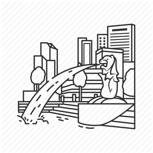 512x512 Building, City, Famous City, Famouse Skyline, Landmark, Singapore