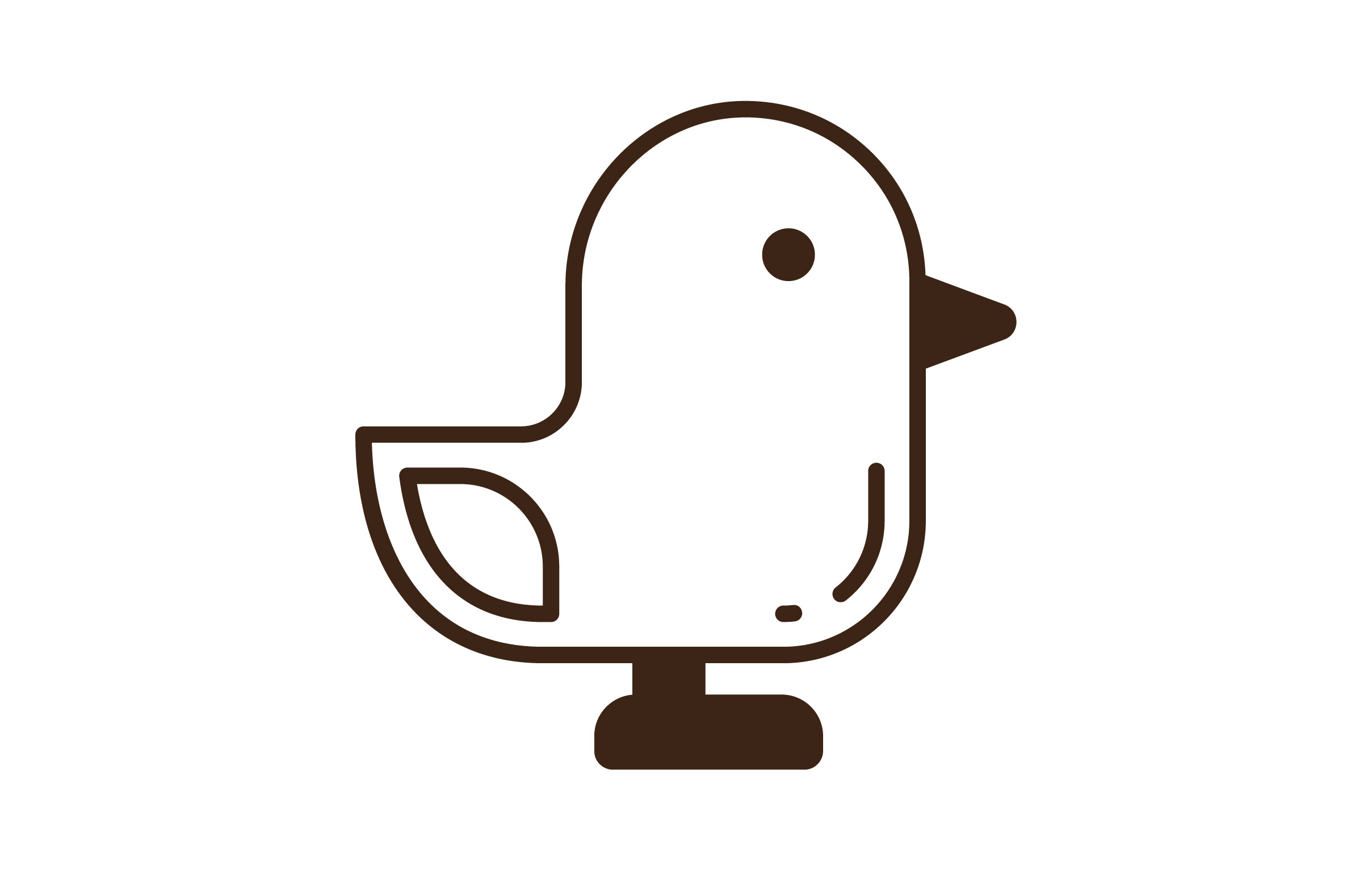 2417x1534 Chicken Icon Graphic